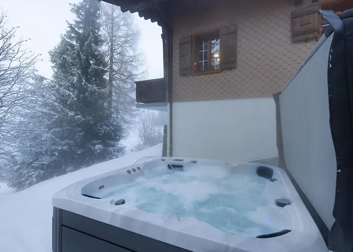 Apartman Mountain - Hot Tub & Sunset Views Axalp